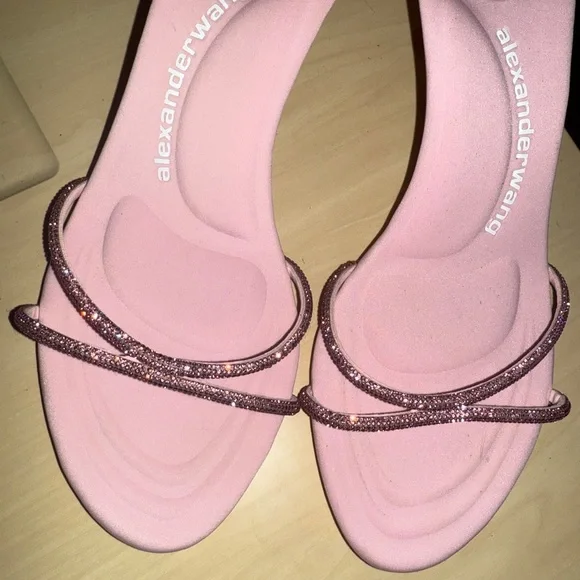 Crystal Embellishments Slides 39.5 pink - Picture 3 of 4